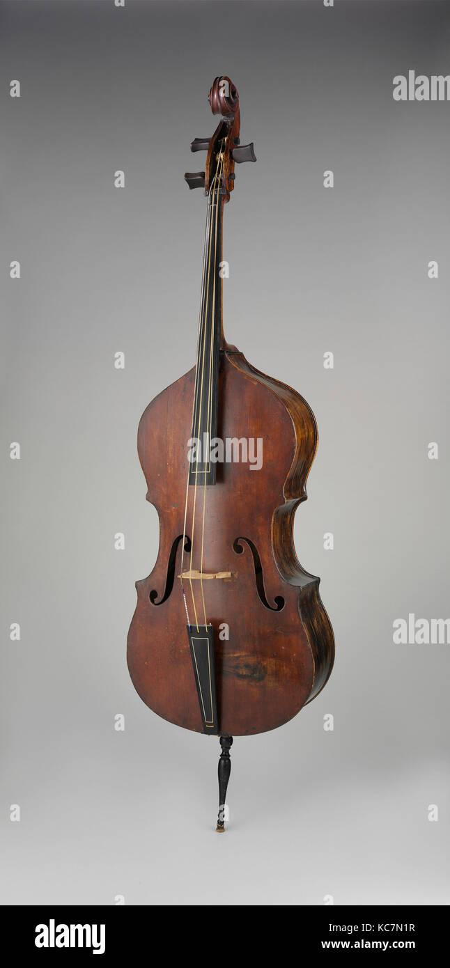 Contrebasse, 18e siècle, Florence, Italie, Italienne, bois, Corps L. 96 cm  (37-13/16 in.) ; String L. environ 94 cm (37 in Photo Stock - Alamy