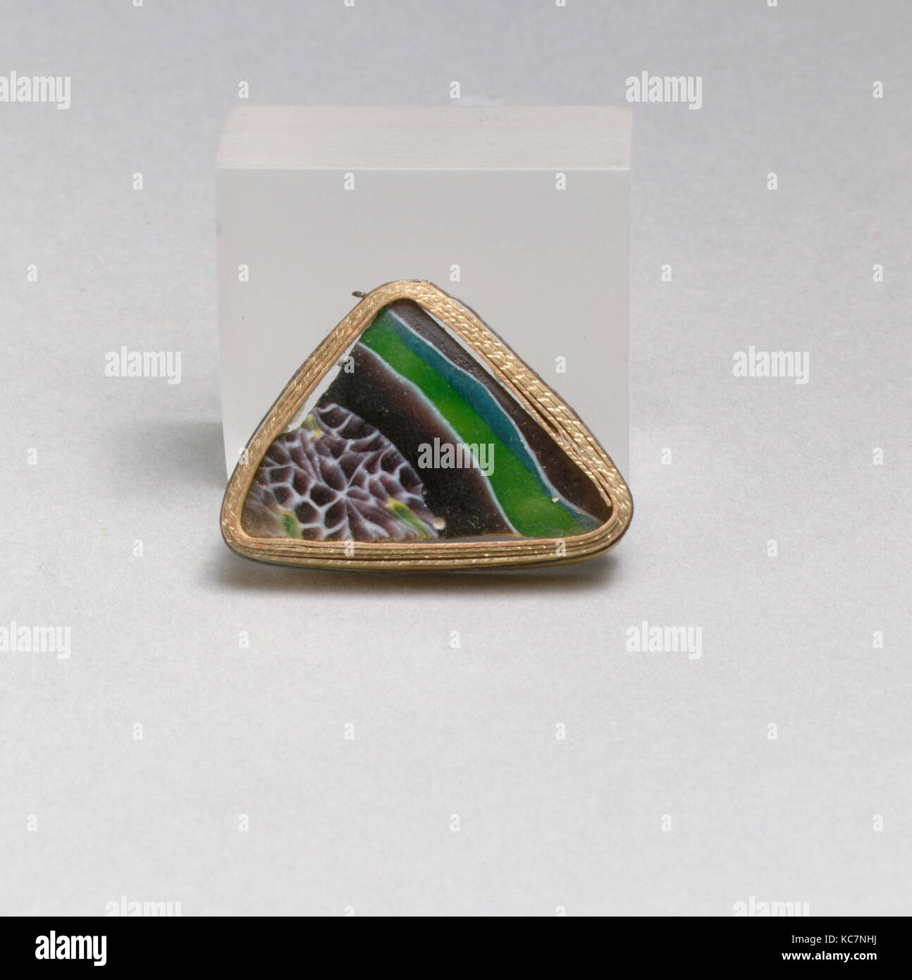 Fragment de mosaïque de verre bol, fin du 1er siècle avant J.-C.-début 1er siècle A.D Banque D'Images