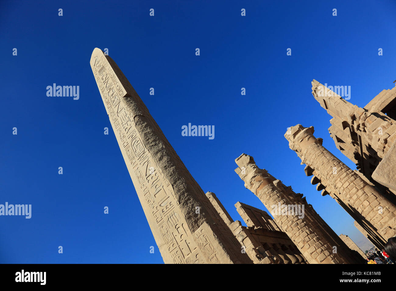 L'ob?lisque Dans Le Temple De Karnak, Luxor, Egypt Image stock - Image L'ob?lisque Dans Le Temple De Karnak, Luxor, Egypt Image stock - Image