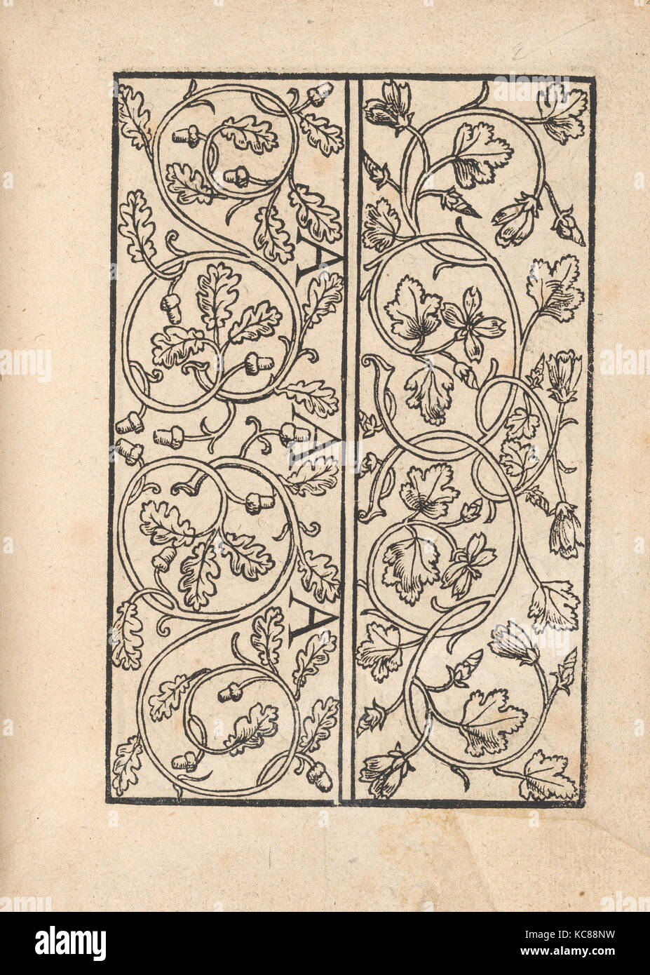 Ein nouveau Modelbuch..., page 4 (verso), le 22 octobre 1524 Banque D'Images