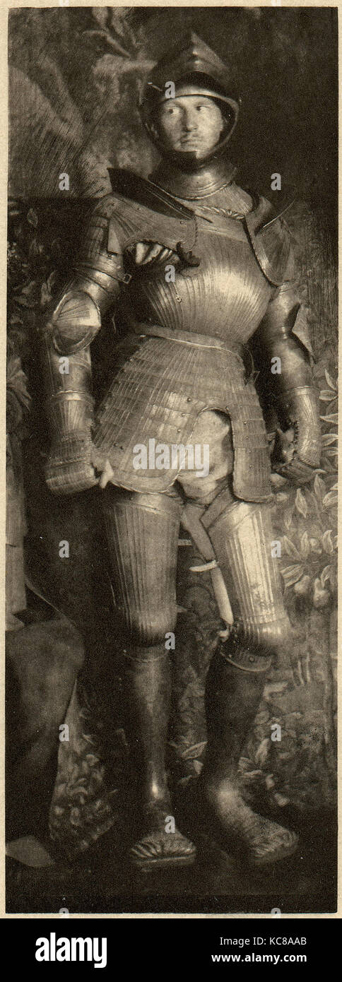 L'homme en armure, 1898, imprimé 1910, photogravure, Frank Eugene (American, New York, 1865-1936 Munich Banque D'Images L'homme en armure, 1898, imprimé 1910, photogravure, Frank Eugene (American, New York, 1865-1936 Munich Banque D'Images