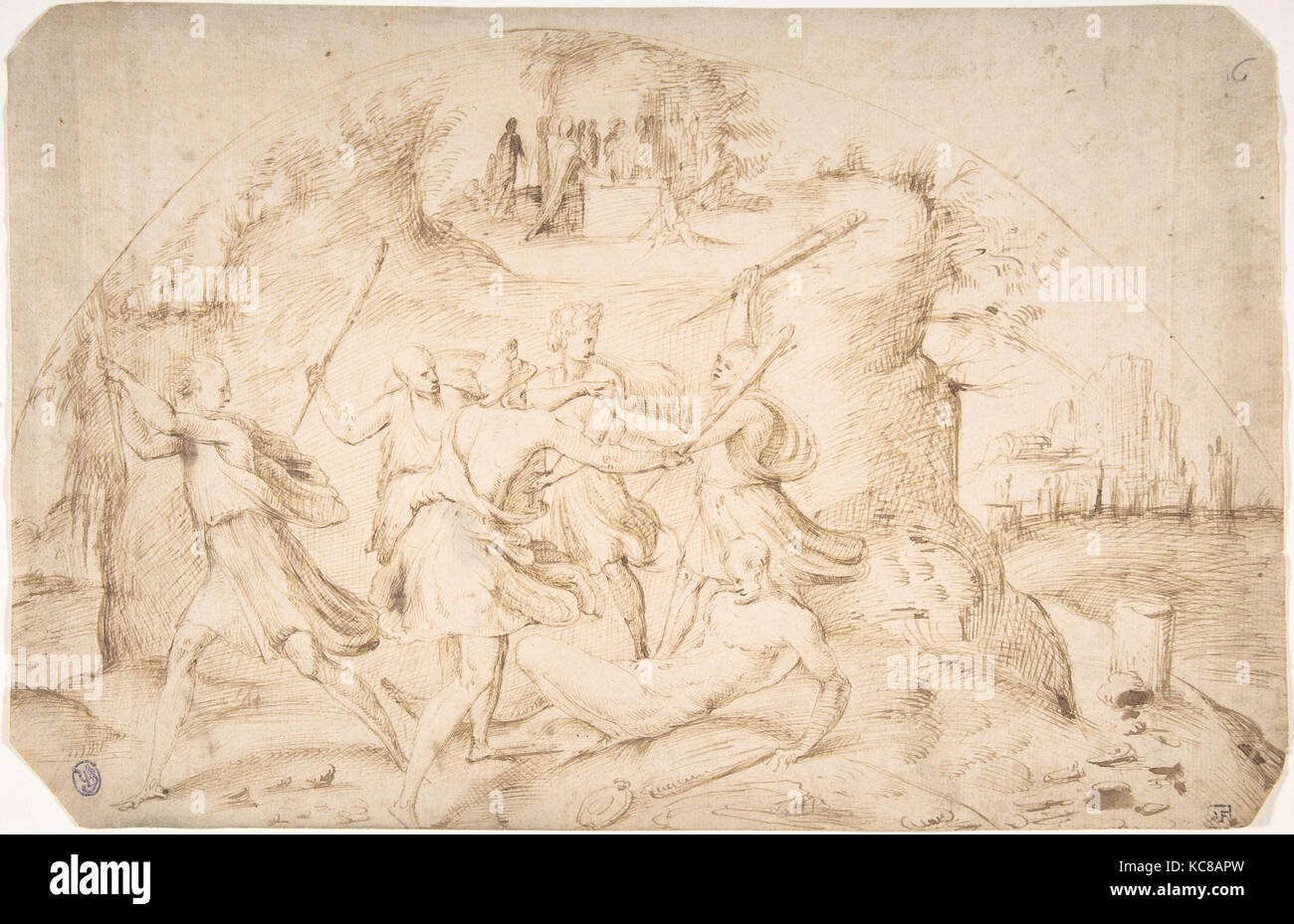 L'Âge du Fer, attribuée à Alonso Berruguete, années 1520-années 30 Banque D'Images