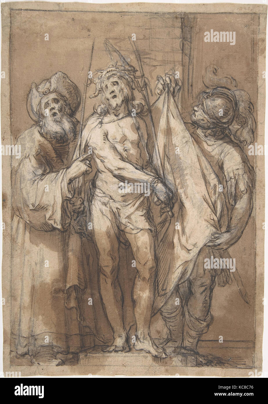 Ecce Homo, Abraham Bloemaert, fin 16ème-milieu du 17e siècle Banque D'Images