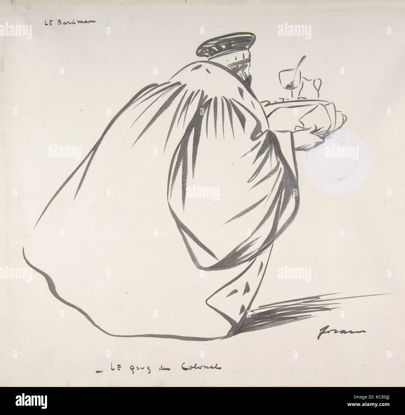 Caricature de Jean-Louis Forain (1852-1931). "L'assaut allemand' 18-06-1918  France - la seconde guerre mondiale, Paris 1. Bibliothèque nationale Photo  Stock - Alamy