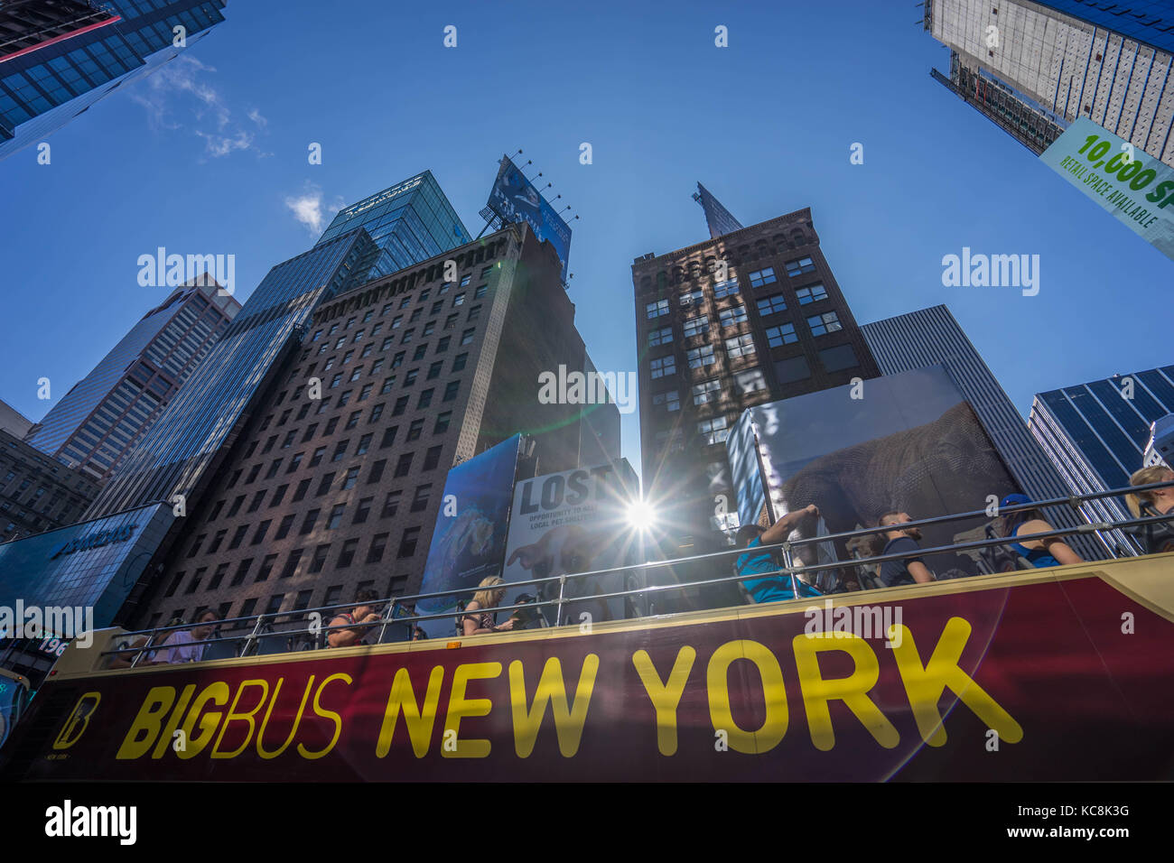 Big Bus new york Banque D'Images