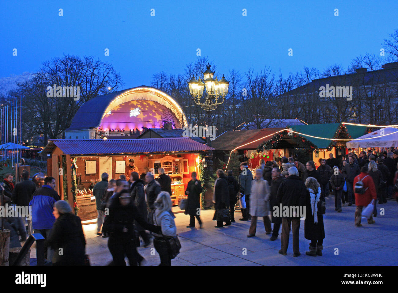 Christkindelsmarkt Weihnachtsmarkt, Baden-Baden Banque D'Images