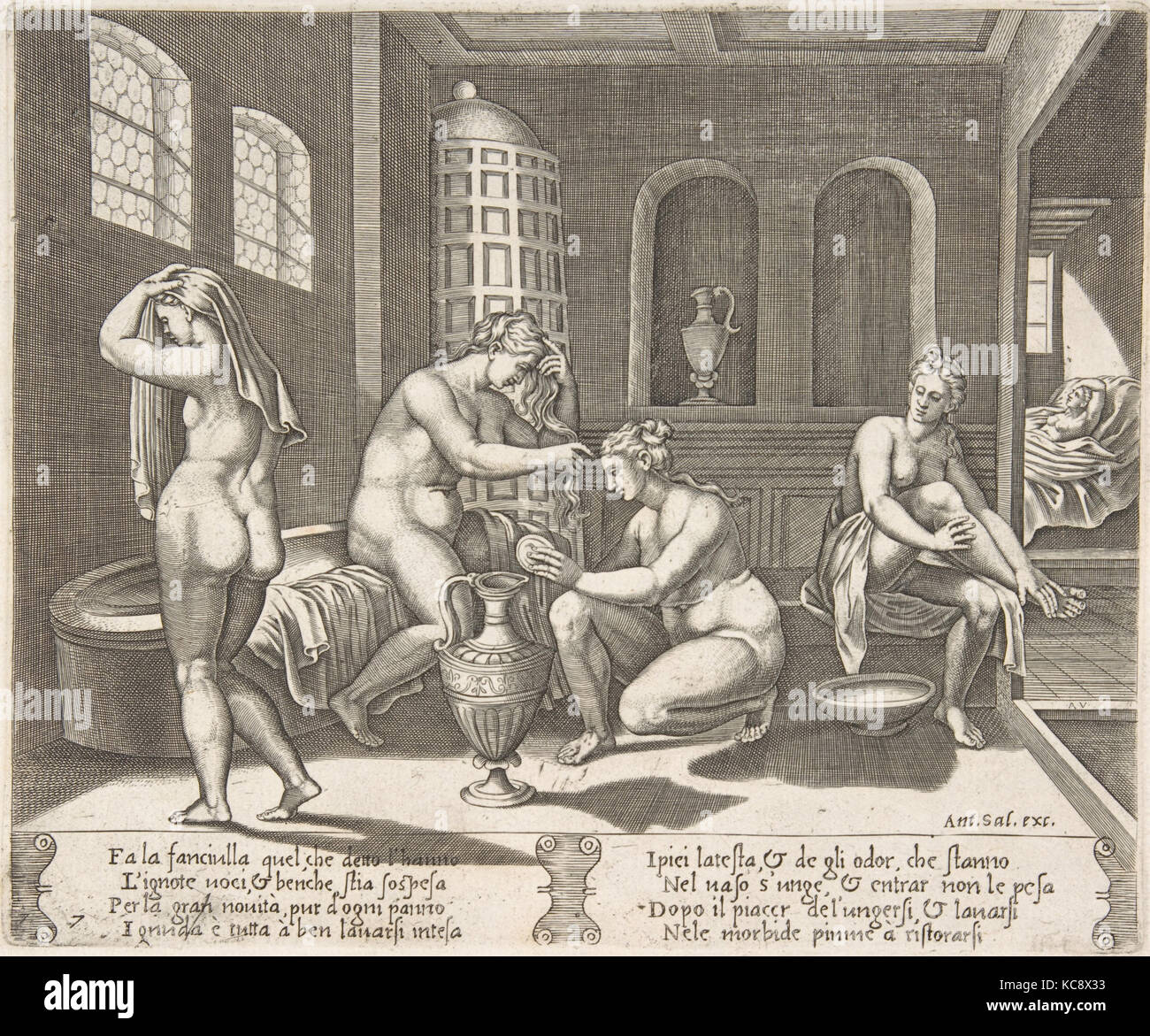 Histoire d'Amour et Psyché comme dit par Apulée, maître de la mort, 1530-60 Banque D'Images