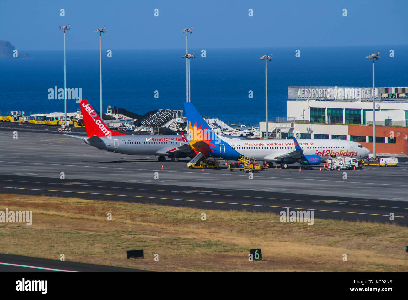 Aéroport de Madère Banque D'Images