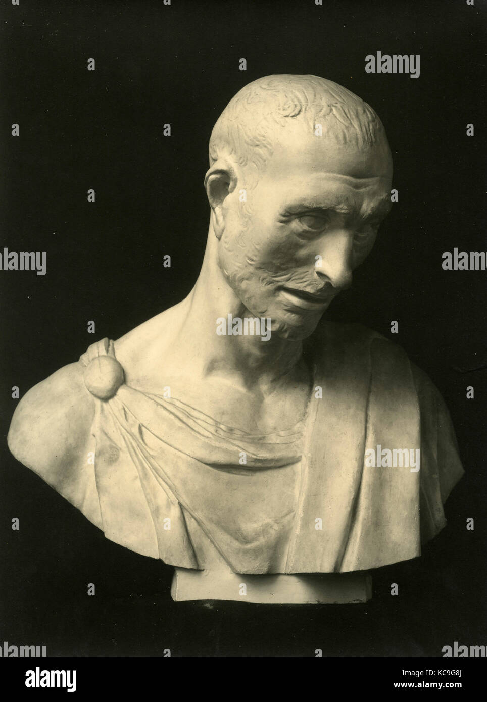 Le roi David de Donatello statue en marbre, Banque D'Images