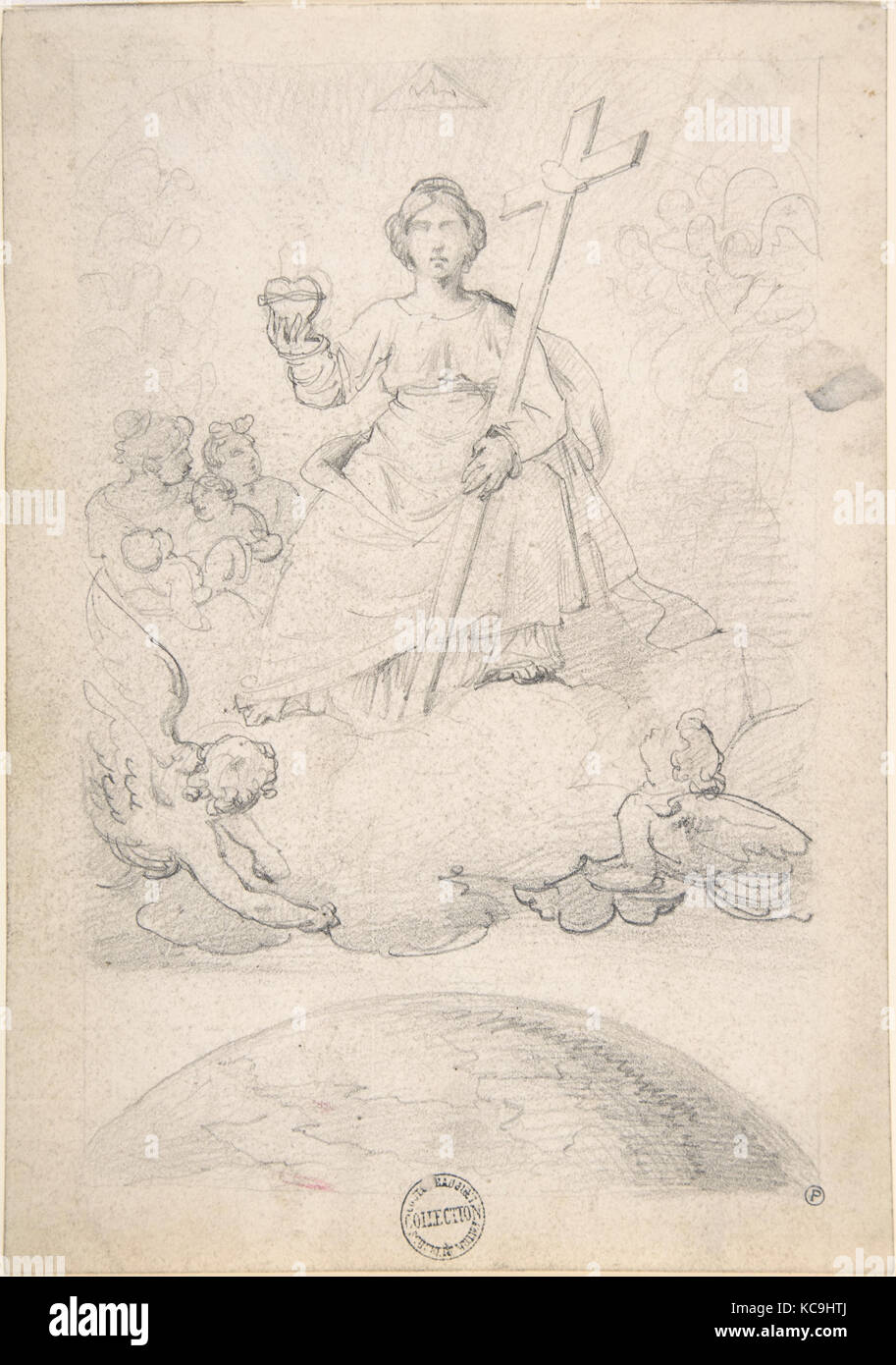 La Vierge du Sacré-Cœur, Théodore Gericault, ca. 1820 Banque D'Images