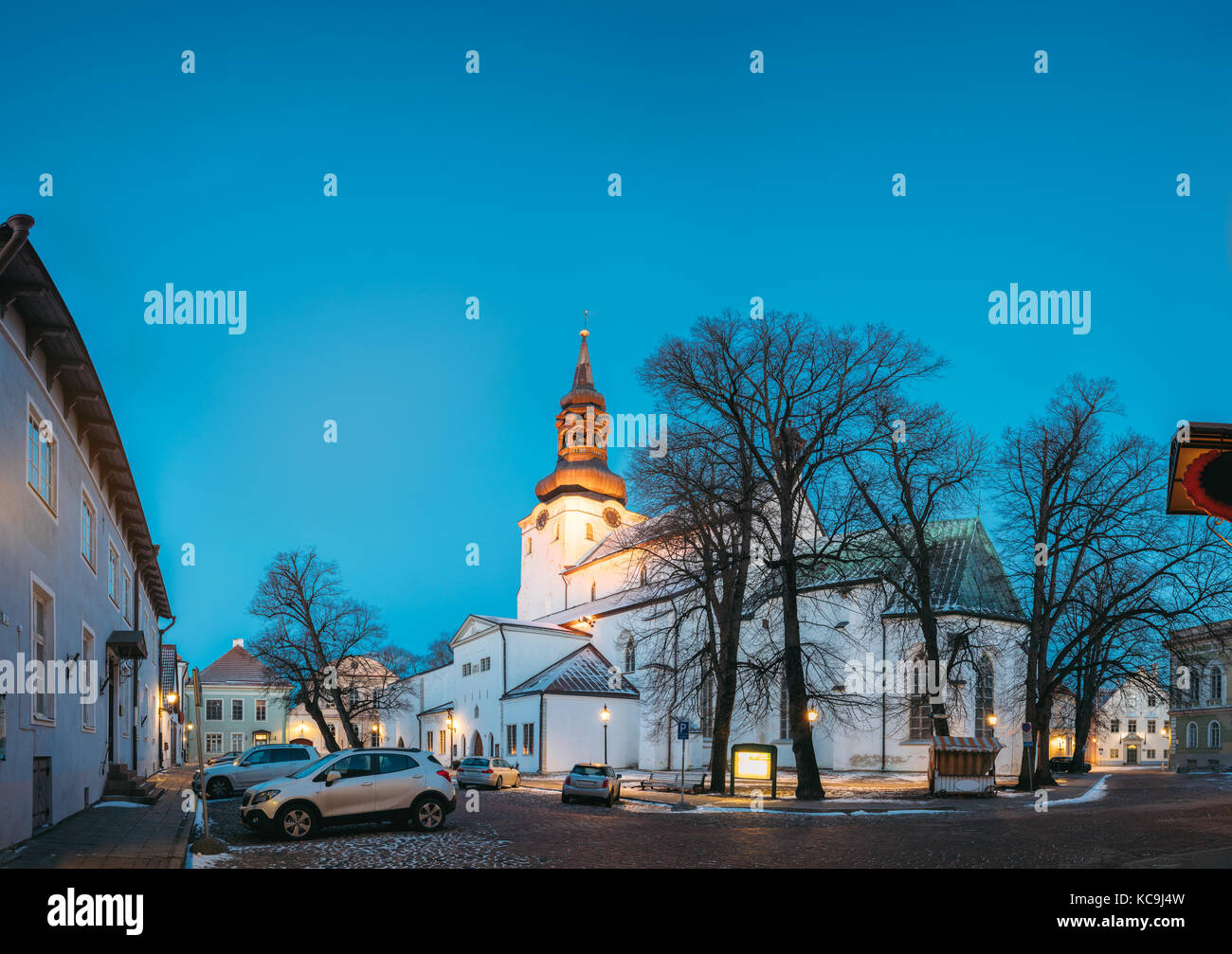 Tallinn, Estonie. célèbre monument Cathédrale de Sainte Marie la vierge