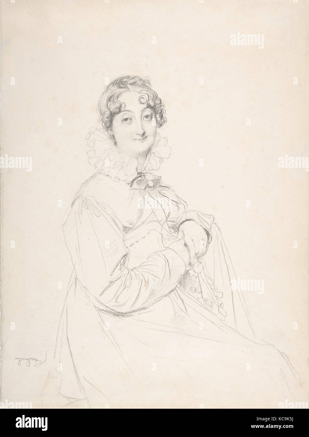 Comtesse Turpin de Crissé, Jean Auguste Dominique Ingres, n.d Banque D'Images