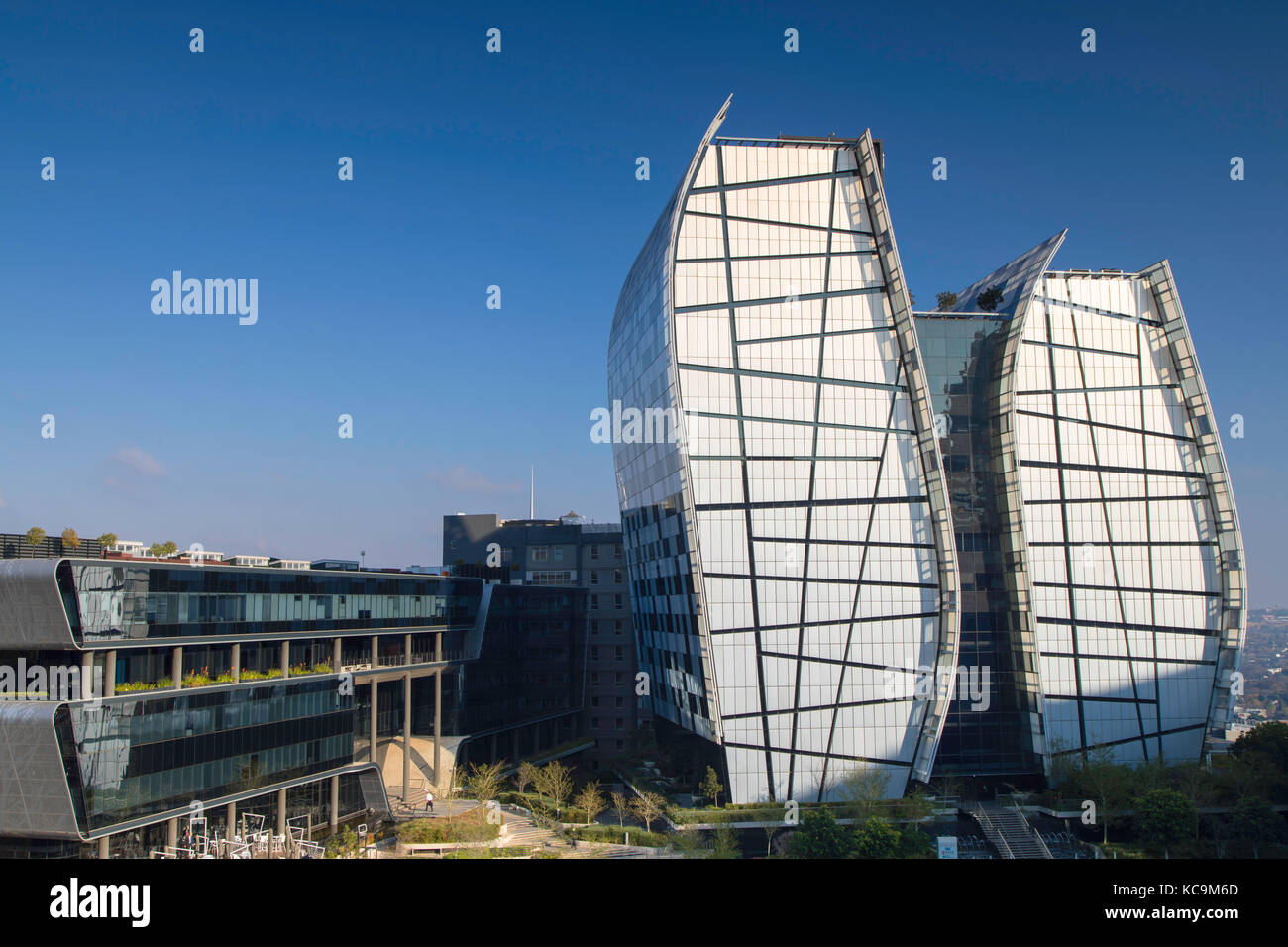 Bâtiment fulbright norton rose (alice lane Towers), Sandton, Johannesburg, Gauteng, Afrique du Sud Banque D'Images