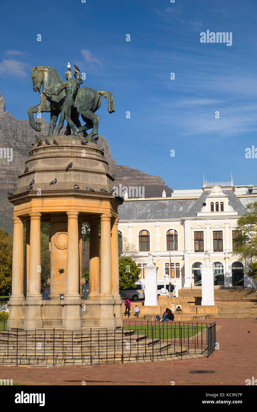 Delville wood memorial et iziko South African Museum, le jardin de la compagnie, Cape Town, Western Cape, Afrique du Sud Banque D'Images