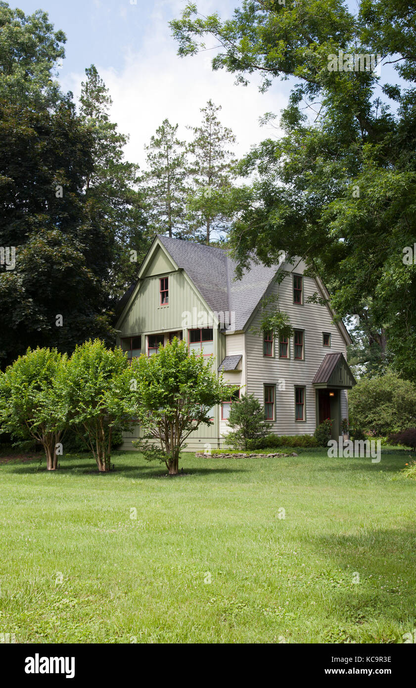 Maison Bois dans New Hope Pa près de Washington Crossing -USA Banque D'Images