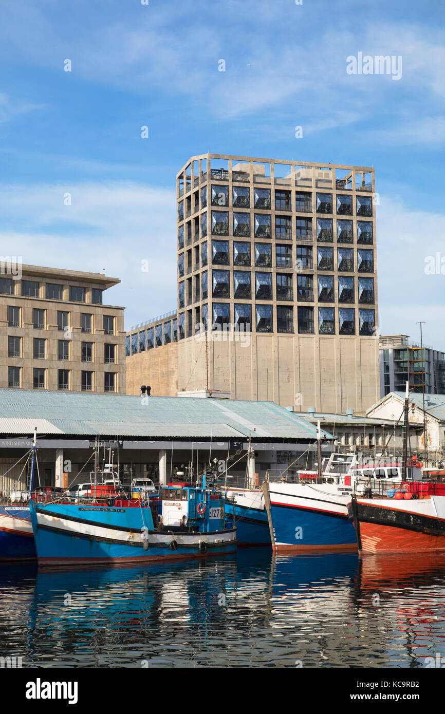 Hôtel silo et zeitz musée d'art contemporain en Afrique v +a waterfront, Cape Town, Western Cape, Afrique du Sud Banque D'Images