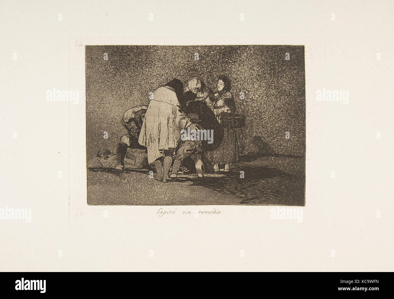 53 Plaque de 'Les désastres de la guerre (los Desastres de la Guerra