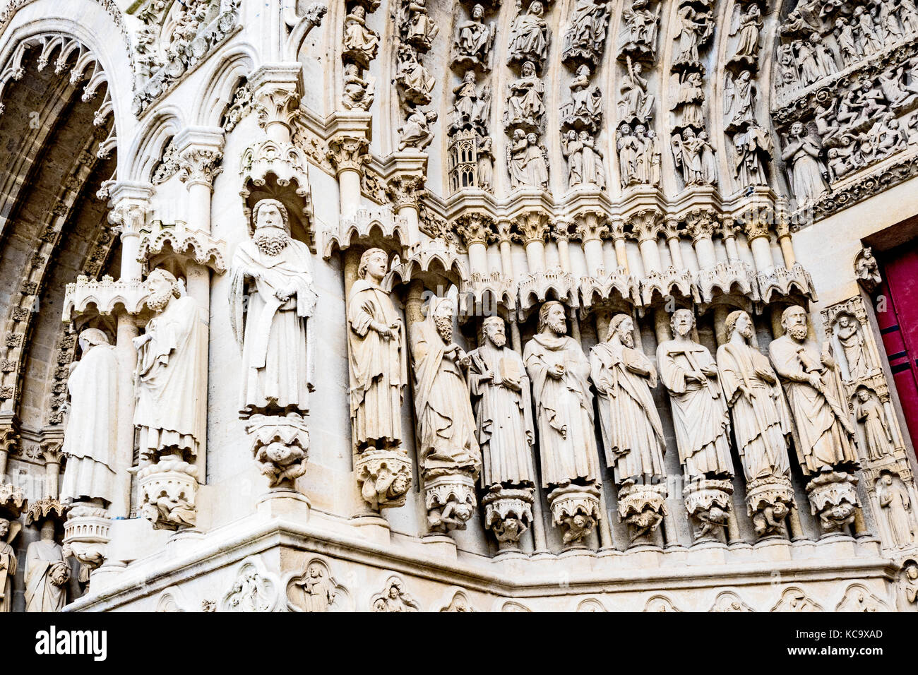 Amiens (France), Cathédrale Notre Dame, Kathedrale Notre-dame d'Amiens (Frankreich) Banque D'Images