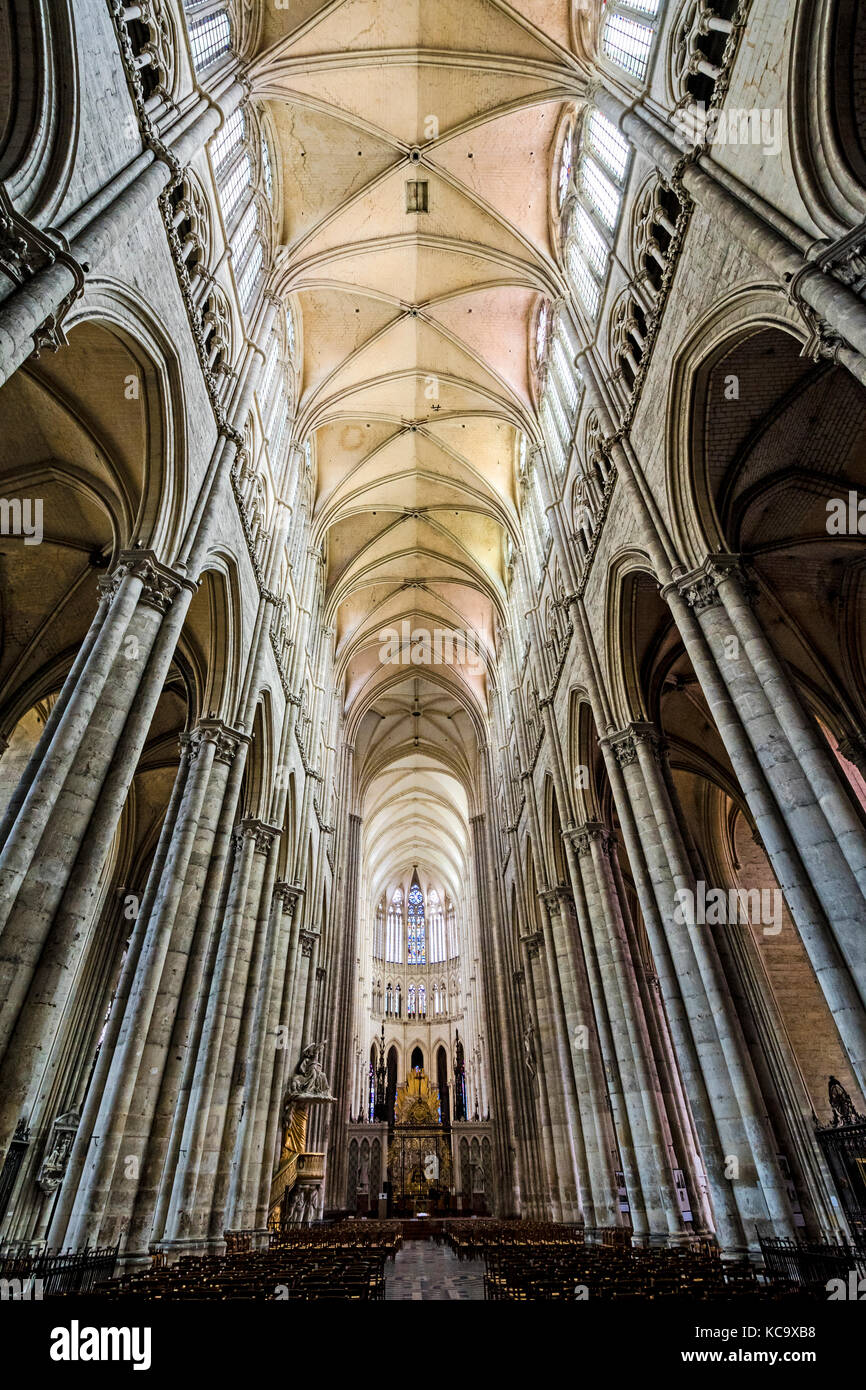 Amiens (France), Cathédrale Notre Dame, Kathedrale Notre-dame d'Amiens (Frankreich) Banque D'Images
