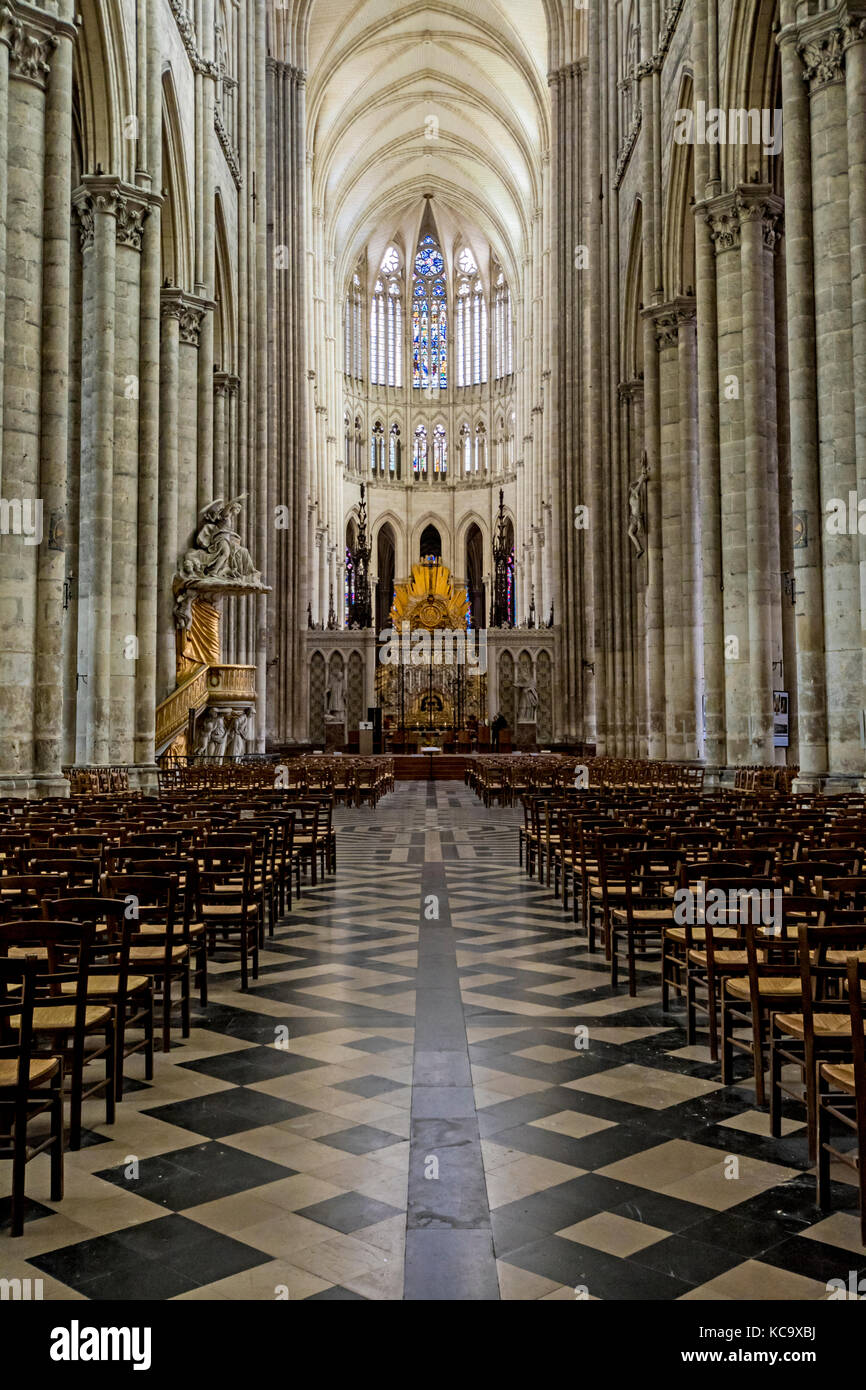 Amiens (France), Cathédrale Notre Dame, Kathedrale Notre-dame d'Amiens (Frankreich) Banque D'Images