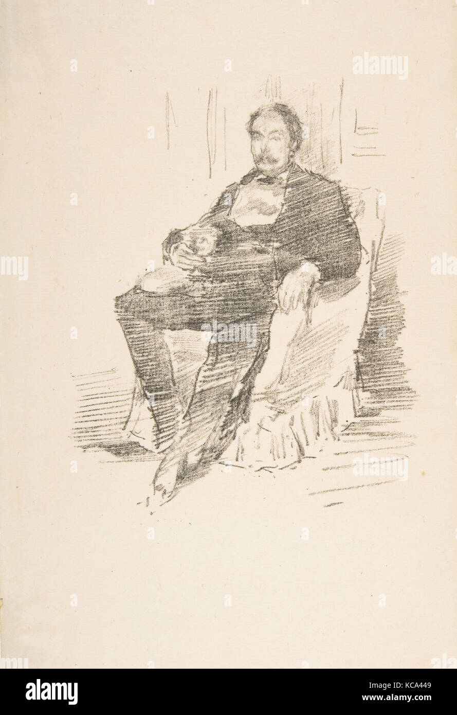 Portrait du Dr Whistler, n° 2, James McNeill Whistler, 1894 Banque D'Images