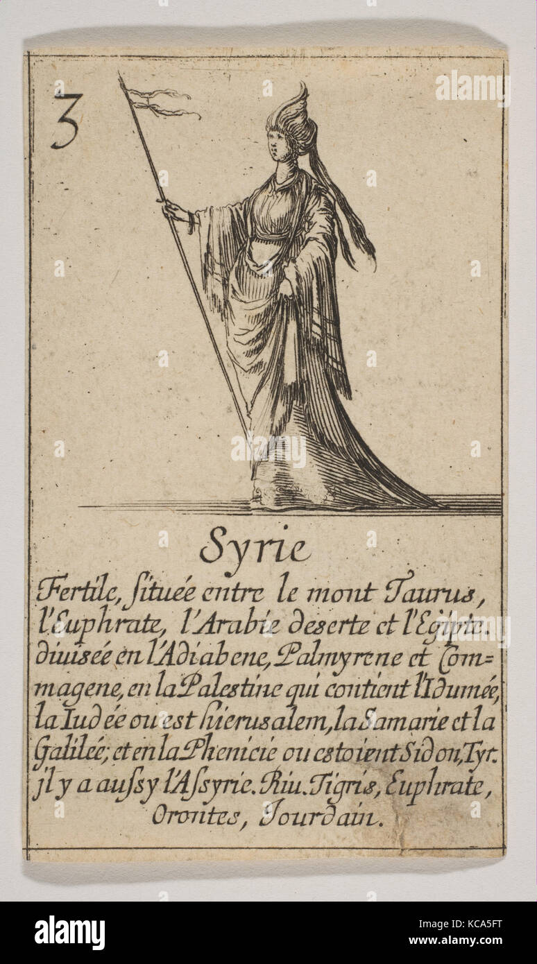Syrie, 1644, Eau-forte, de l'état iii, estampes, gravé par Stefano della Bella (Florence, Italie 1610-1664 Florence), conçu par Jean Banque D'Images