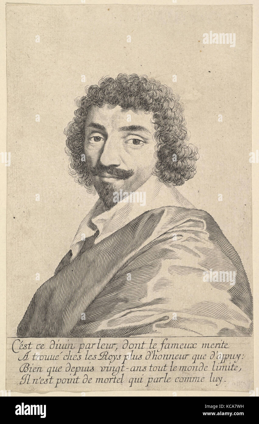 Jean-Louis Guez de Balzac, Claude Mellan, ca. 1635-37 Photo Stock - Alamy