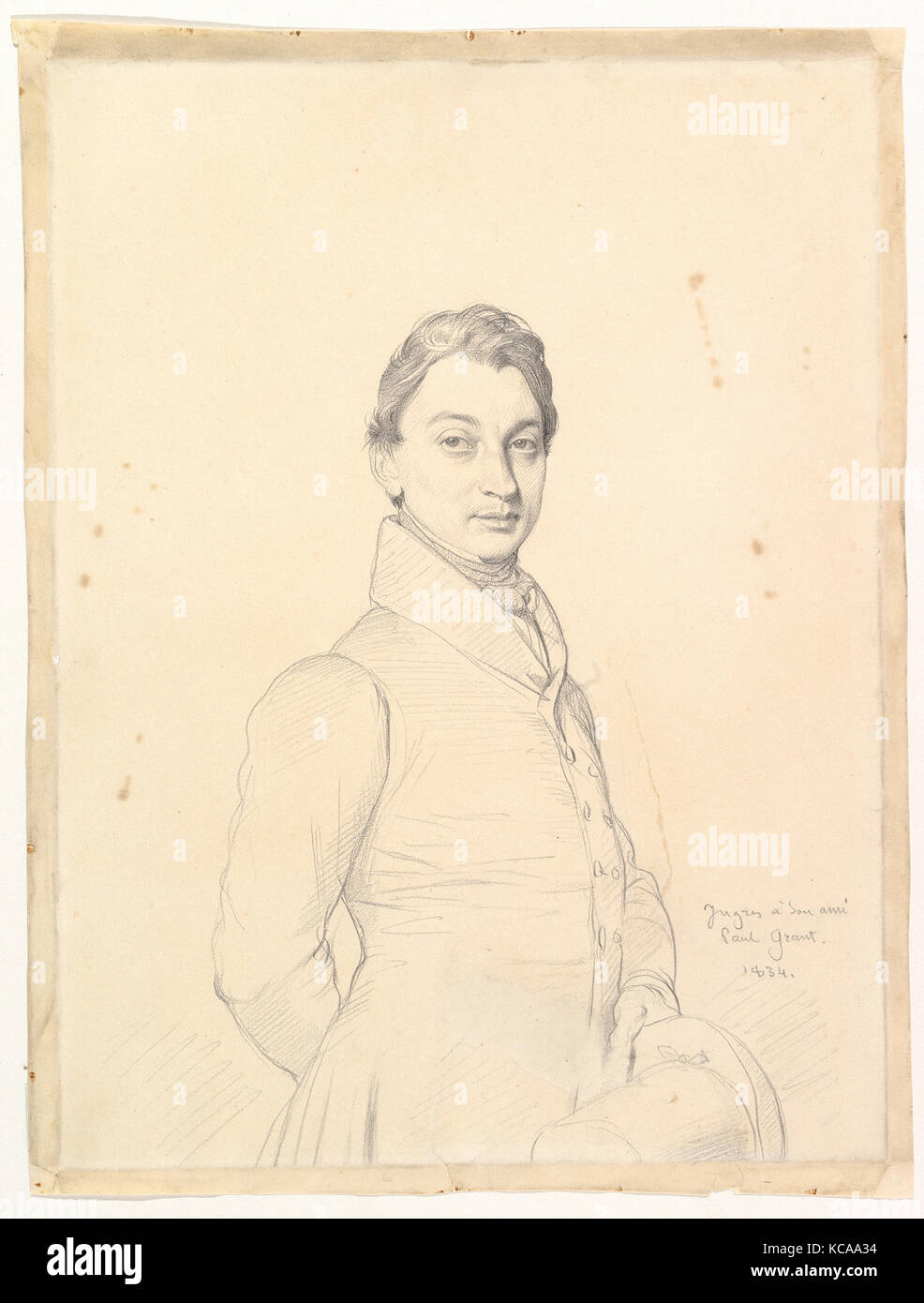L'avocat Paul Grand, Jean Auguste Dominique Ingres, 1834 Banque D'Images