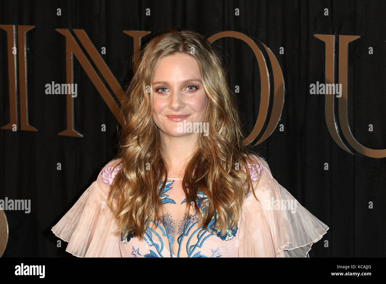 Romola Garai, BFI Gala-lumineux, Guildhall de Londres, Royaume-Uni, 03 Octobre 2017 Banque D'Images