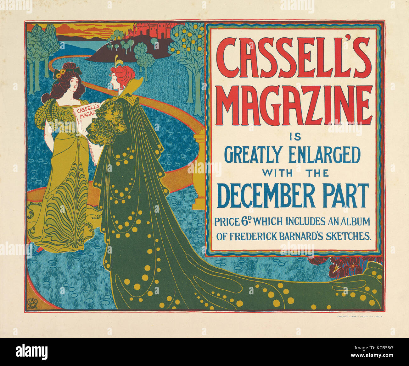 Cassell's Magazine : Décembre, Louis John Rhead, 1896 Banque D'Images