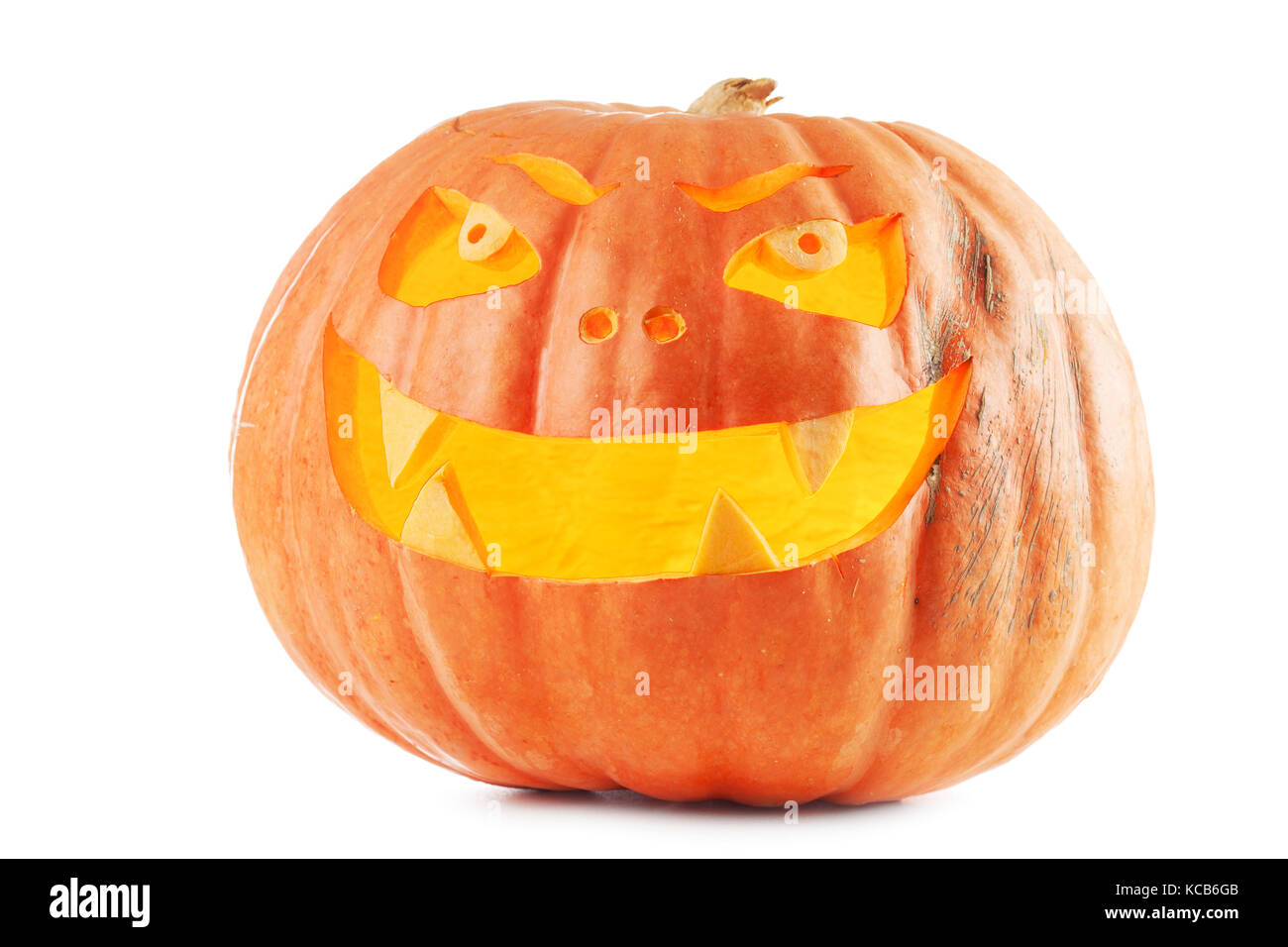 Jack O' Lantern halloween pumpkins Banque D'Images