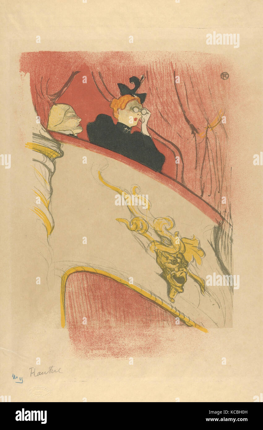 La boîte avec le masque doré, Henri de Toulouse-Lautrec, 1894 Banque D'Images