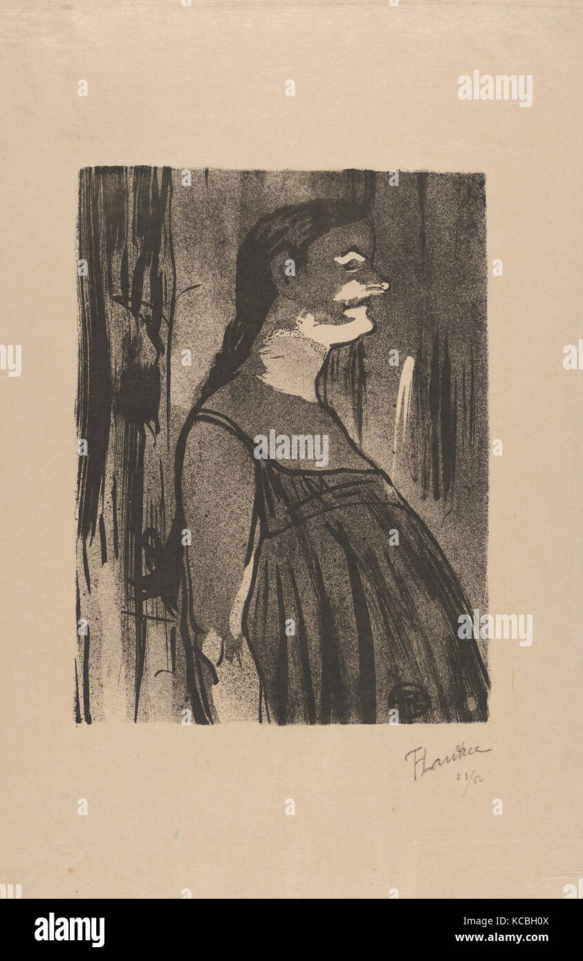 Madame Abdala (de : Le Café Concert), Henri de Toulouse-Lautrec, 1893 Banque D'Images