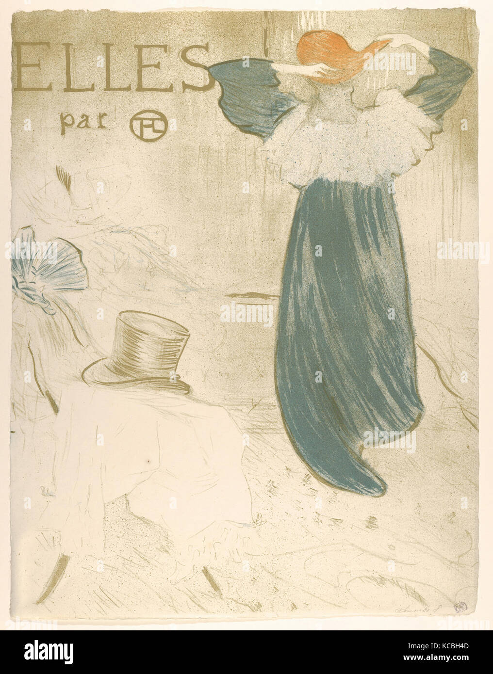 Elles (portfolio), Henri de Toulouse-Lautrec, 1896 Banque D'Images