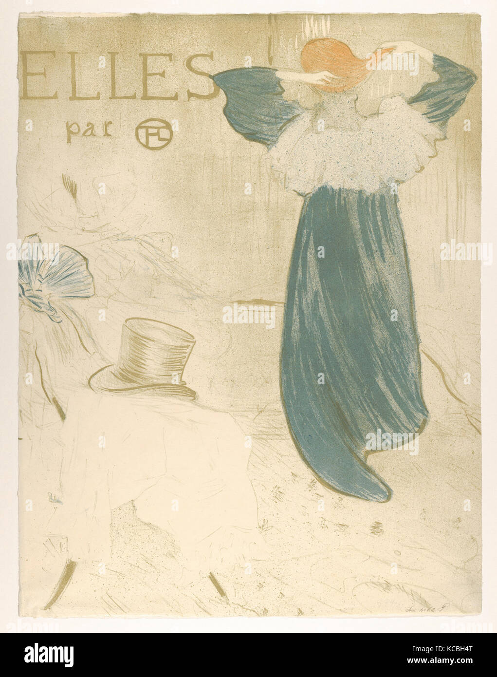 Elles (portfolio), Henri de Toulouse-Lautrec, 1896 Banque D'Images