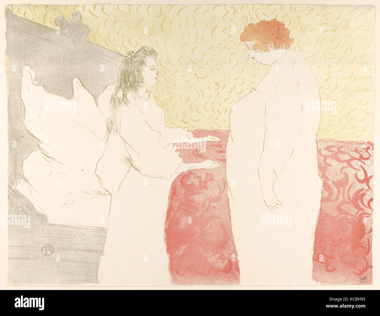Se lever, à partir de la série Elles, Henri de Toulouse-Lautrec, 1896 Banque D'Images
