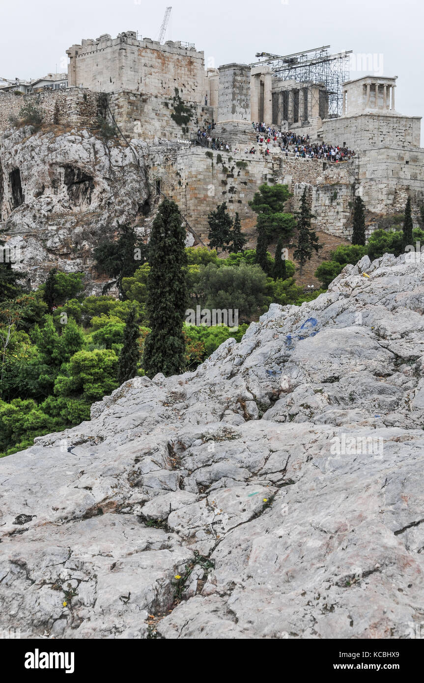 Acropole, Athènes, Grèce Banque D'Images