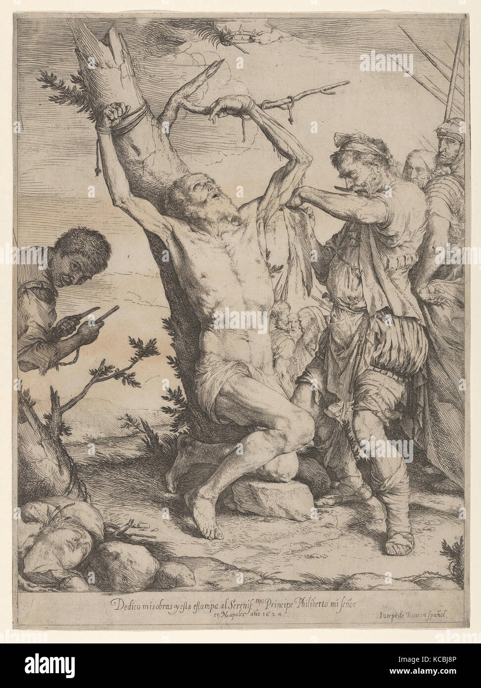 Le Martyre de Saint Barthélemy, Jusepe DE RIBERA, 1624 Banque D'Images