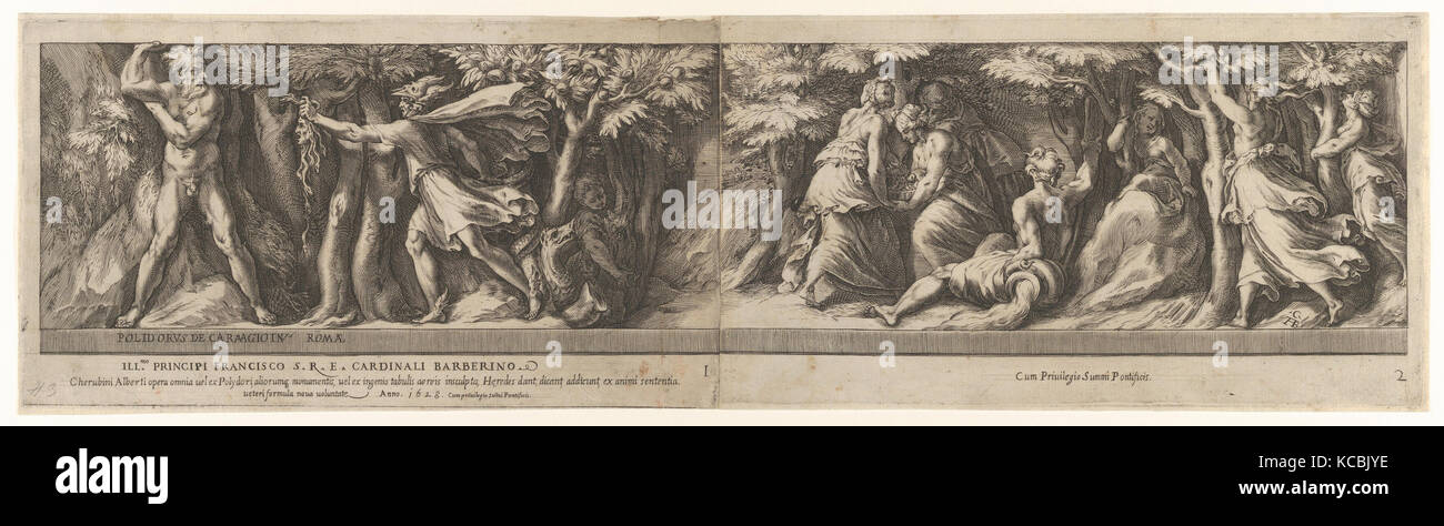 Persée dans le jardin des Hespérides, Cherubino Alberti, 1628 Banque D'Images