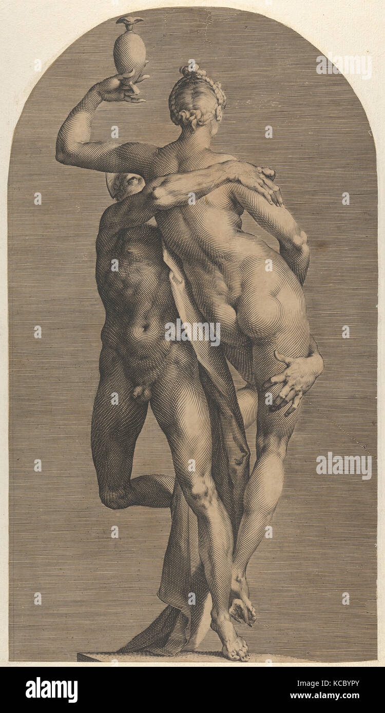 Le mercure enlevant Psyché, Adriaen de Vries, ca. 1622 Banque D'Images