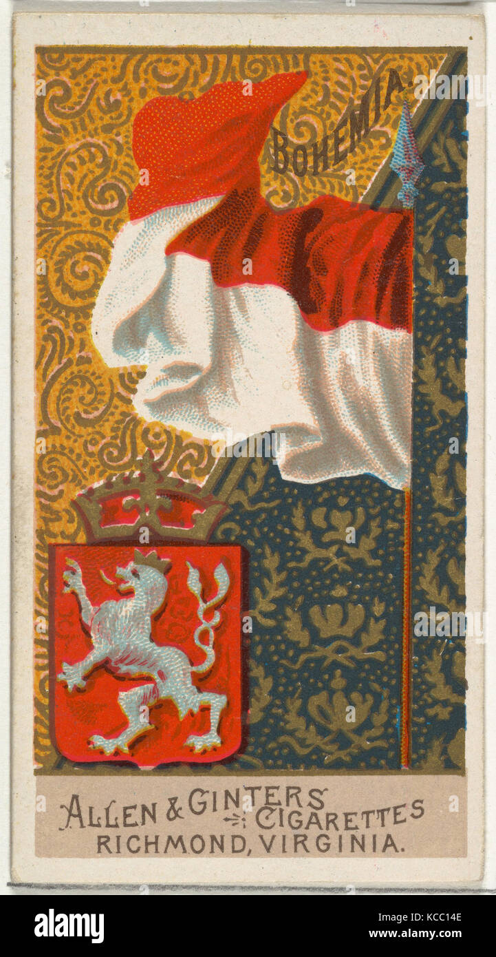 La Bohême, de drapeaux de toutes les nations, série 2 (N10) pour Allen