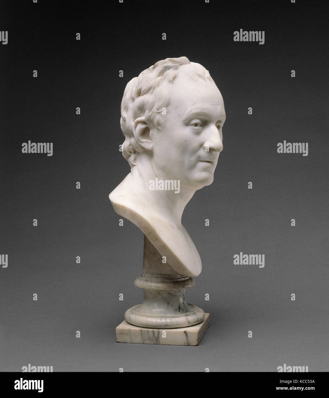 Denis Diderot (1713-1784), Jean Antoine Houdon, 1773 Banque D'Images