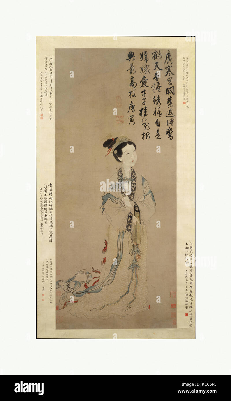 La Déesse de la Lune Chang E, Artiste non identifié, après Tang Yin Banque D'Images