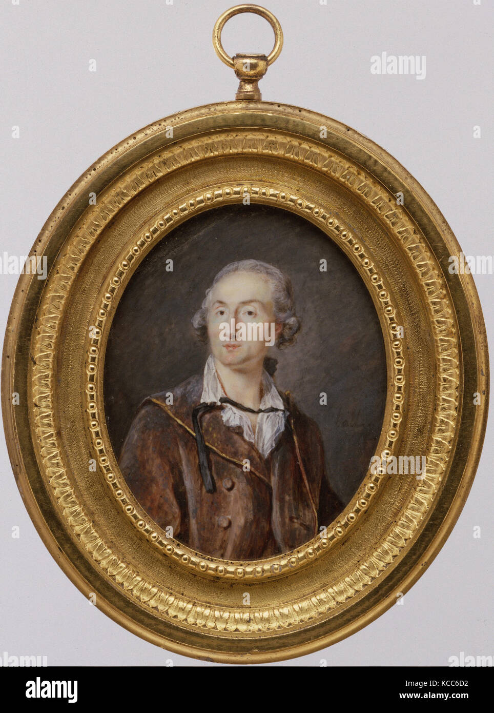 Le peintre Louis Joseph Maurice (1730-1820), Peter Adolf Hall, 1772 Banque D'Images