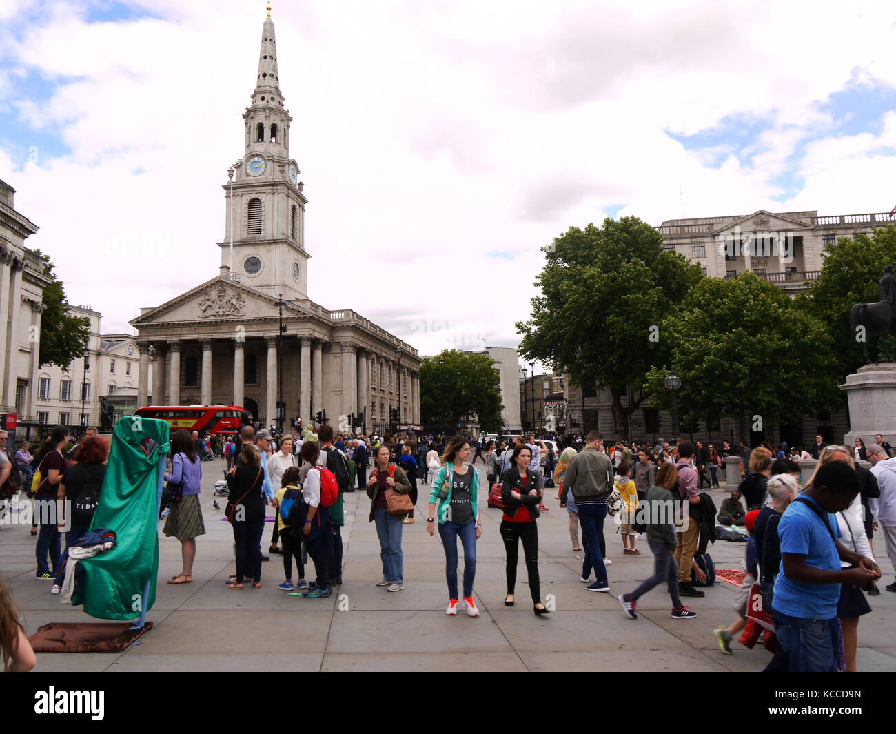 Trafalgar square london Banque D'Images