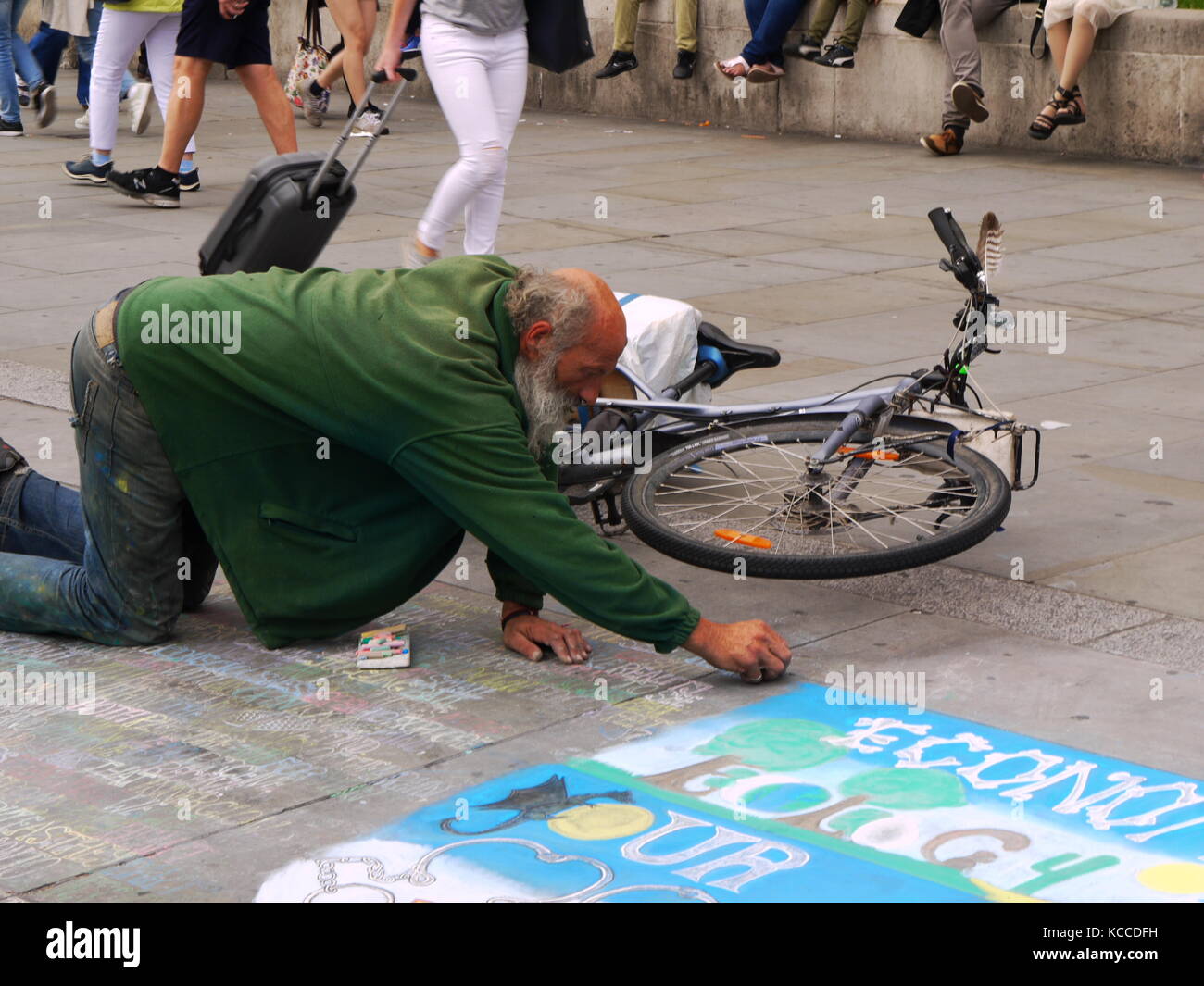 Trafalgar square london Banque D'Images