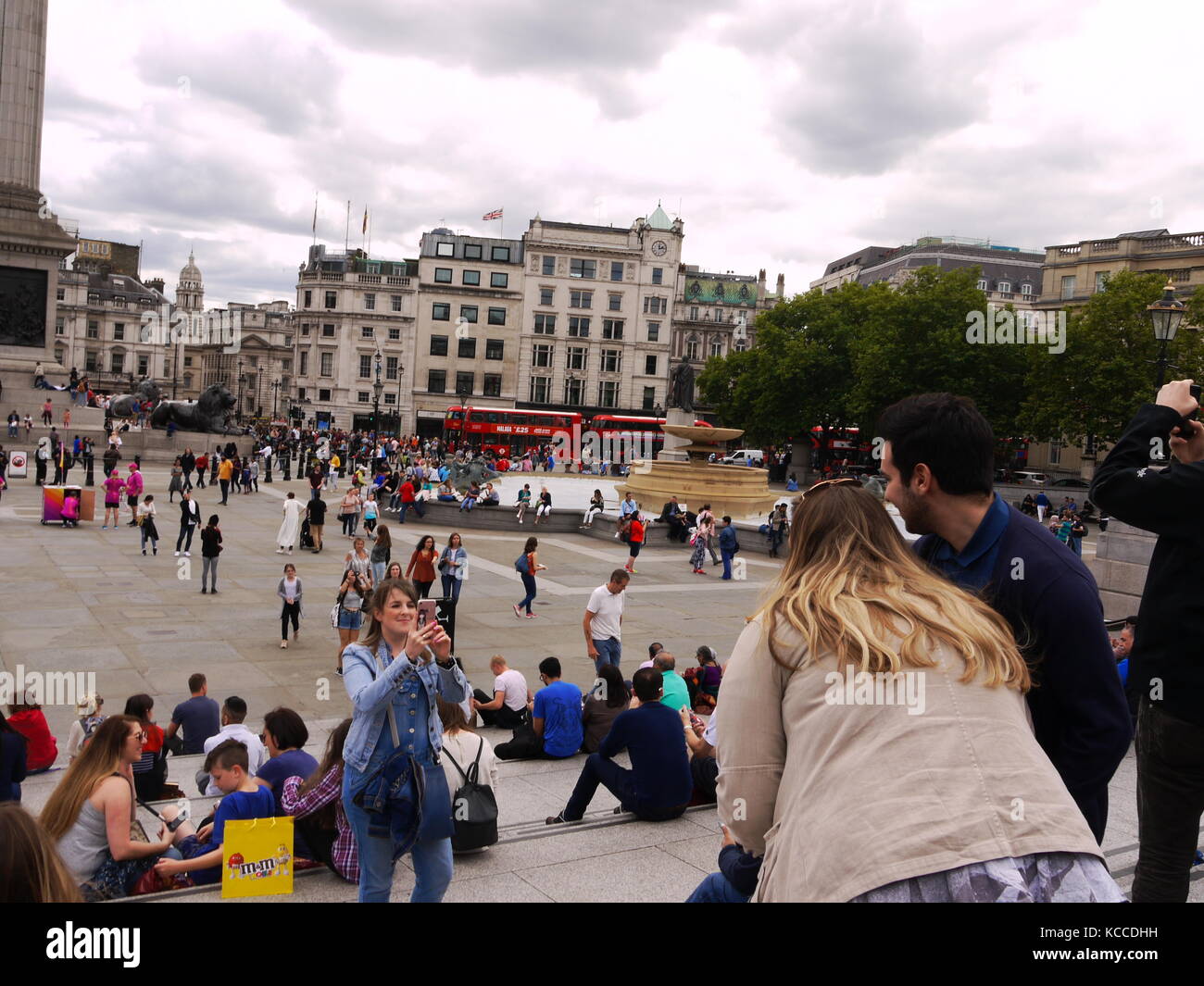 Trafalgar square london Banque D'Images