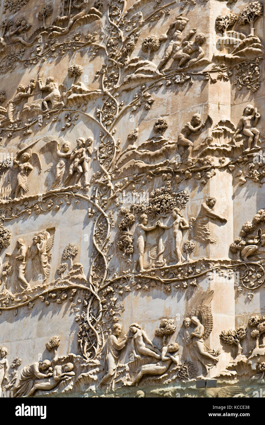 Duomo, Orvieto, la province de Terni, Ombrie Banque D'Images