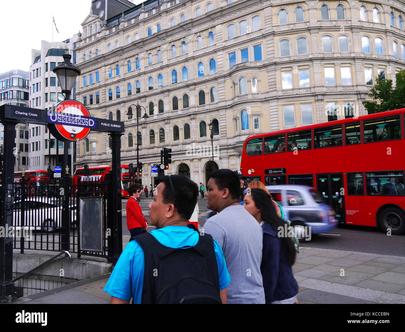 Trafalgar square london Banque D'Images