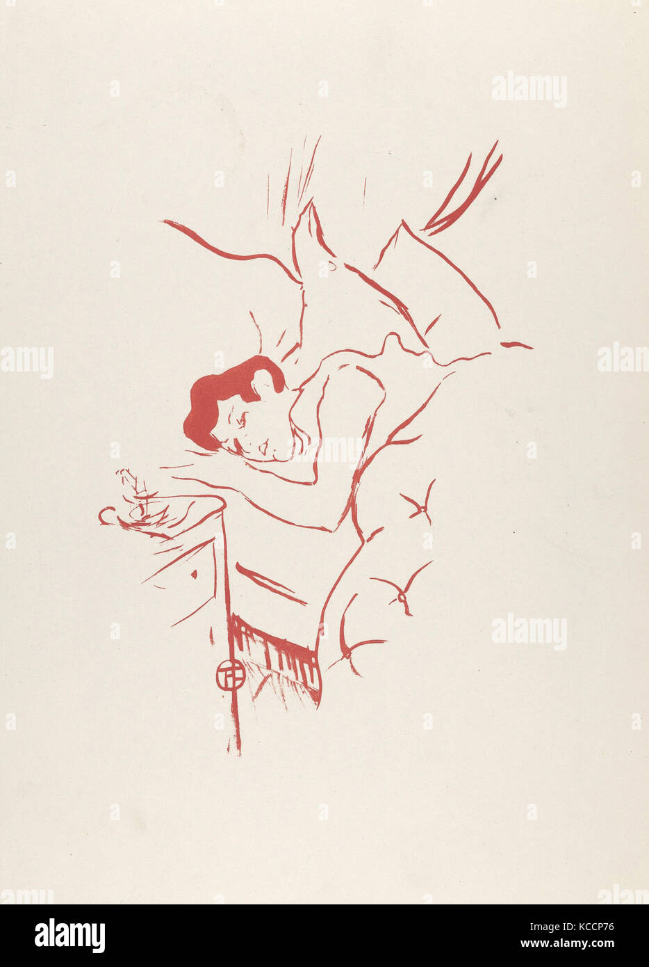 Votre bouche (de : Les vieilles histoires), Henri de Toulouse-Lautrec, 1893 Banque D'Images